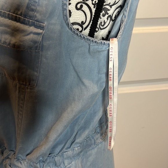 Guess Denim Jumpsuit Short - Picture 6 of 7